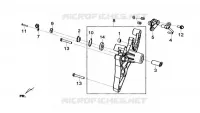 ZWENKARM voor SYM GTS 125I ABS (LN12W5-FR) (L4) 2014