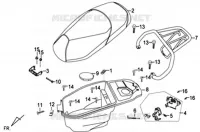 BAGAGEBOX  50 sym-motorfietsen 2012 FIDDLE II (45 KMH) (AF05W-F) (L0-L3) 44