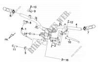 CABLE SWITCH HANDLE LEAVER voor SYM SYMPHONY ST 125I (XB12W2-EU) (E4) (L7-M0) 2017