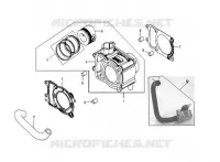 CYLINDER ASSY voor SYM HD 125 EVO (LH12WB-F) (K8) 2008