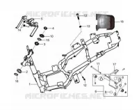 FRAME LICHAAM voor SYM HD 125 EVO (LH12WB-F) (K8) 2008