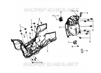 INNER BOX   VLOERPANEEL voor SYM HD 125 EVO (LH12WB-F) (K8) 2008