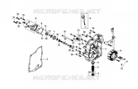 RECHTER CARTERDEKSEL voor SYM HD 125 EVO (LH12WB-F) (K8) 2008