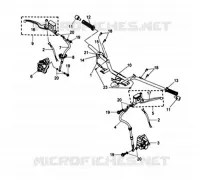 STUURINRICHTING   REMSYSTEEM voor SYM HD 125 EVO (LH12WB-F) (K8) 2008