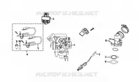 CARBURATEUR  50 sym-motorfietsen 2018 FIDDLE II 50 (25 KMH)  (AF05W4-NL) (E4) (L8-M0) 27
