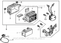 BATTERY voor SYM JOYRIDE 125 (LD12W-6 - LD12W-F) (K7) 2007