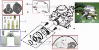CARBURATOR voor SYM JOYRIDE 125 (LD12W-6 - LD12W-F) (K7) 2007