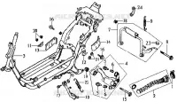 CHASSIS  125 sym-motorfietsen 2007 JOYRIDE 125 (LD12W-6 - LD12W-F) (K7) 24