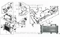 RADIATOR voor SYM JOYRIDE 125 (LD12W-6 - LD12W-F) (K7) 2007