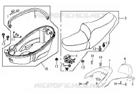 ZADEL voor SYM JOYRIDE 125 (LD12W-6 - LD12W-F) (K7) 2007