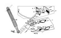 ACHTERLICHT   ACHTER SCHOKBREKER voor SYM MAXSYM 400 EFI ABS (LX40A2-6) (L2-L4) 2012