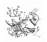VLOERPANEEL / CENTER COVER voor SYM QUAD RAIDER 600 (UA60A2-6) (LONG CHASSIS) (L0) 2010