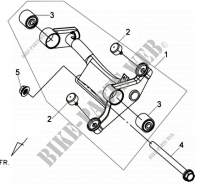 MOTOR HANGER LINK voor SYM JOYRIDE 125I (LF12W2-EU) (L7-L9) 2017