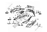 BODY COVER / SIDE COVER voor SYM NH-T 125I (MG12B1-EU)(L9-M0) 2020