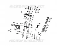 VOORVORKBRUG STUURPEN  125 sym-motorfietsen 2019 NH-T 125I (MG12B1-EU)(L9-M0) 21