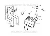 BENZINETANK voor SYM ORBIT 125 (AV12W-6) (K7-K8) 2007