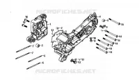 MOTORBEHUIZINGEN voor SYM ORBIT 125 (AV12W-6) (K7-K8) 2007