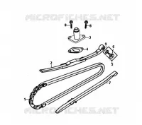 TRANSMISSIE KETTING voor SYM ORBIT 125 (AV12W-6) (K7-K8) 2007