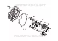 TRANSMISSION voor SYM ORBIT 125 (AV12W-6) (K7-K8) 2007