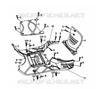 GRONDPLAAT  50 sym-motorfietsen 2010 FIDDLE II 50 (45 KMH)  (AF05W-6) (K9-L0) (NEW ENGINE) 28