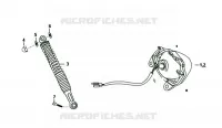 ACHTERLICHT   ACHTER SCHOKBREKER voor SYM ORBIT II 125I (AE12W2-EU) (E4) (L7) 2017