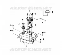 BENZINETANK voor SYM ORBIT II 125I (AE12W2-EU) (E4) (L7) 2017