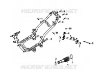 FRAME BODY   ENGINE HANGER voor SYM ORBIT II 125I (AE12W2-EU) (E4) (L7) 2017