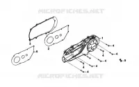 LINKER CARTERDEKSEL voor SYM ORBIT II 125I (AE12W2-EU) (E4) (L7) 2017