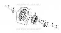 VOORWIEL voor SYM ORBIT II 125I (AE12W2-EU) (E4) (L7) 2017