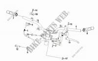 CABLE SWITCH HANDLE LEAVER voor SYM FIDDLE II 50 (45 KMH)  (AF05W-S) (NEW ENGINE) (K8-K9) 2008