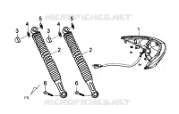ACHTERLICHT ASSY voor SYM SYMPHONY 125 (AY12W1-T) (L1) 2011