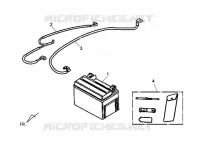 BATTERY ASSEMBLY voor SYM SYMPHONY 125 (AY12W1-T) (L1) 2011