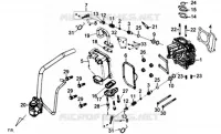 CILINDERKOP voor SYM SYMPHONY 125 (AY12W1-T) (L1) 2011