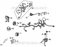 KABELBOOM voor SYM SYMPHONY 125 (AY12W1-T) (L1) 2011