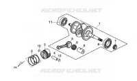 KRUKAS voor SYM SYMPHONY 125 (AY12W1-T) (L1) 2011