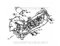 LEFT CRANK CASE voor SYM SYMPHONY 125 (AY12W1-T) (L1) 2011