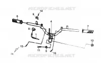 STUURHENDEL voor SYM SYMPHONY 125 (AY12W1-T) (L1) 2011