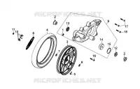 VOORWIEL voor SYM SYMPHONY 125 (AY12W1-T) (L1) 2011