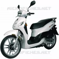 WIT voor SYM SYMPHONY 125 (AY12W1-T) (L1) 2011