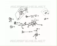 KABELBOOM  125 sym-motorfietsen 2021 SYMPHONY SR 125 (AZ12W9-EU) (E5) (M1) 2