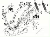FRAME BODY   ENGINE HANGER voor SYM SYMPHONY ST 125 (XB12W3-EU) (L8) 2018