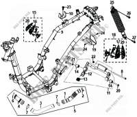 FRAME BODY   ENGINE HANGER voor SYM SYMPHONY ST 125I (XB12W2-EU) (E4) (L7-M0) 2020