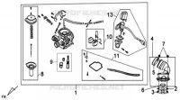 CARBURATEUR  125 sym-motorfietsen 2014 TONIK 125 (FW11A1-6) (L0-L4) 23
