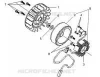 GENERATOR  125 sym-motorfietsen 2006 VS 125 (HA12A6-4) 5