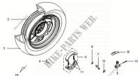 ACHTERWIEL voor SYM VS 125 (HV12WB-6) (K9-L3) 2012