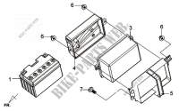 BATTERY   TOOL BOX voor SYM VS 125 (HV12WB-F) (K9-L3) 2013