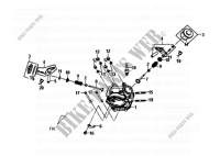 CILINDERKOP voor SYM FIDDLE II 50 (45 KMH) (AF05W-6) (K9-L2) 2012