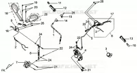 VOOR - ACHTER REM / ACHTER SPIEGEL  125 sym-motorfietsen 2012 VS 125S (HV12WD-6) (L0-L4) 21