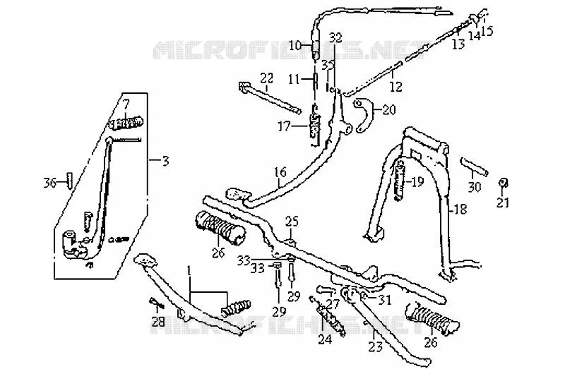 STEUN SYM moto 125 2007 WOLF 125 (PA12B-6)  WOLF 125 (PA12B-6)