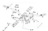 CABLE SWITCH HANDLE LEAVER voor SYM FIDDLE II 50 (45 KMH) (AF05W-6) (L0-L4) 2011